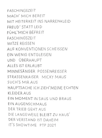 Faschingszeit